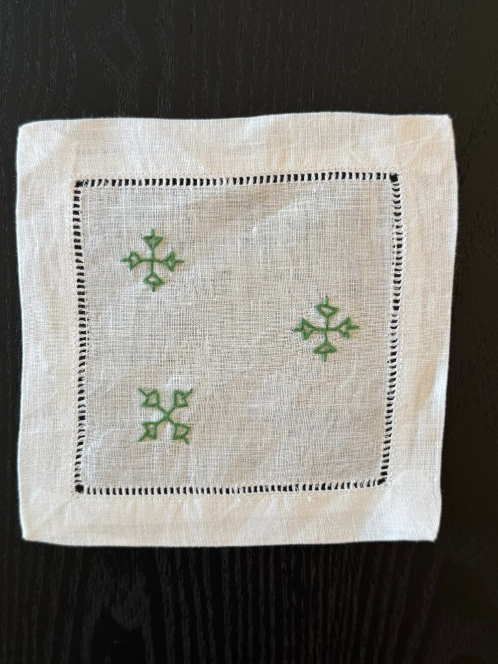 Hand Embroidered Moroccan Cocktail Napkin